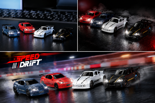 KF20 RC Drift 1:64 4WD – Mini Samochód Zdalnie Sterowany