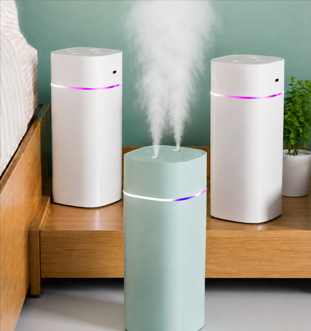 600ml Mini Humidifier – Quiet Operation and Gentle Mist