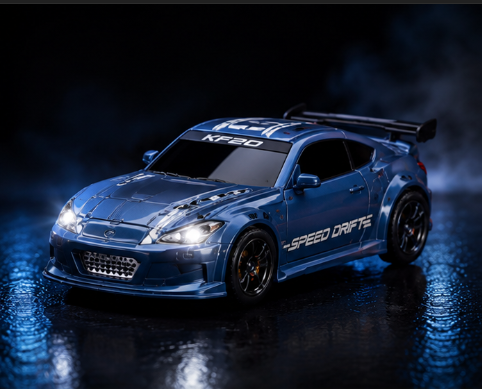 KF20 RC Drift 1:64 4WD – Mini Samochód Zdalnie Sterowany (Granatowy)